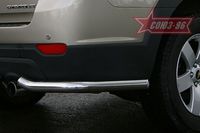Защита заднего бампера "уголки" d60 для Chevrolet Captiva (2006 -) CCAP.76.0494