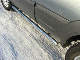 Пороги труба 60,3 мм для Chevrolet Niva (2009 -) CHEVNIV12-04