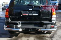 Защита заднего бампера "уголки" d76/42 двойные для Chevrolet Trail Blazer (2006 -) CTRB.76.0636