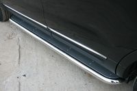 Пороги с нержавеющим листом d60 для Ford Explorer (2012 -) FEXP.82.1311