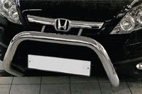 Решетка передняя мини d76 низкая без перемычки для Honda CR-V (2007 -) HCRV.56.0422