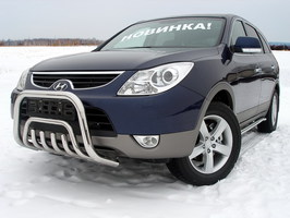 Защита передняя (кенгурин) 60,3/42,4мм  для Hyundai IX55 (2009 -) HYUNIX55-01