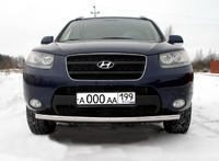 Защита передняя нижняя 60,3мм для Hyundai Santa Fe (2006 -) HYUNSF-08