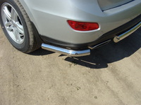 Защита задняя (уголки) 60,3 мм для Hyundai Santa Fe (2010 -) HYUNSF10-06