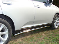 Пороги труба 60,3мм для Lexus RX350 (2009 -) LEXRX350-02
