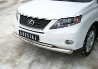 Защита переднего бампера d76/42 (дуга) для Lexus RX350(270,450) (2012 -) LRXZ-000401-2012