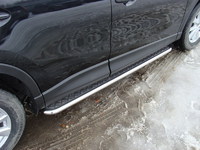 Пороги с площадкой 42,4 мм для Mazda CX-5 (2012 -) MAZCX512-02