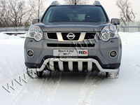 Защита передняя нижняя 60,3/75 мм для Nissan X-Trail (2011 -) NISXTR11-09