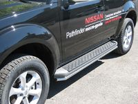 Пороги труба d42 (вариант 1) для Nissan Pathfinder (2010 -) NNT-000355/1-2010