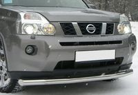 Защита переднего бампера d63 (5 секций) для Nissan X-Trail (2007 -) NXZ-000092