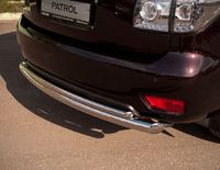 Защита заднего бампера d76/42 (дуга) для Nissan Patrol (2010 -) PAZ-000783