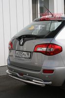 Защита заднего бампера d60/42 двойная для Renault Koleos (2008 -) RENK.75.0733