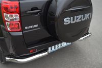 Защита заднего бампера уголки d63 для Suzuki Grand Vitara 5D (2012  -) SVZ-001098