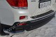 Защита заднего бампера уголки d76 для Toyota Highlander (2010 -) THZ-001259