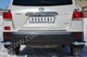 Защита заднего бампера уголки d76 для Toyota Highlander (2010 -) THZ-001259