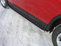 Пороги с площадкой 42,4 мм для Toyota RAV4 (2013 -) TOYRAV13-04