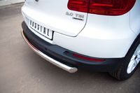 Защита заднего бампера d63 (дуга) для Volkswagen Tiguan (Track&Field, Track&Style) (2011 -) VGZ-000497
