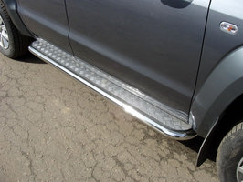 Пороги с площадкой 60,3 мм для Volkswagen Amarok (2010 -) VWAMAR10-02