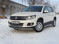 Защита передняя нижняя 42,4 мм для Volkswagen Tiguan (2011 -) VWTIG11-01